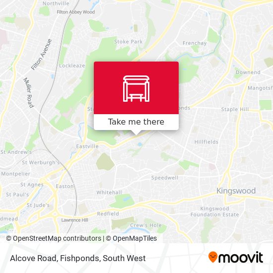 Alcove Road, Fishponds map