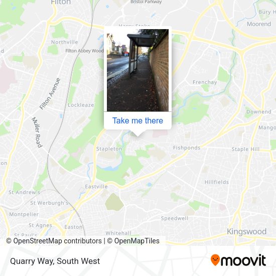 Quarry Way map