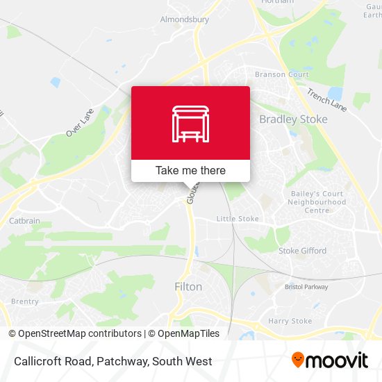 Callicroft Road, Patchway map