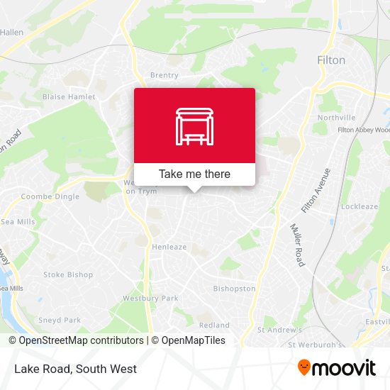 Lake Road map