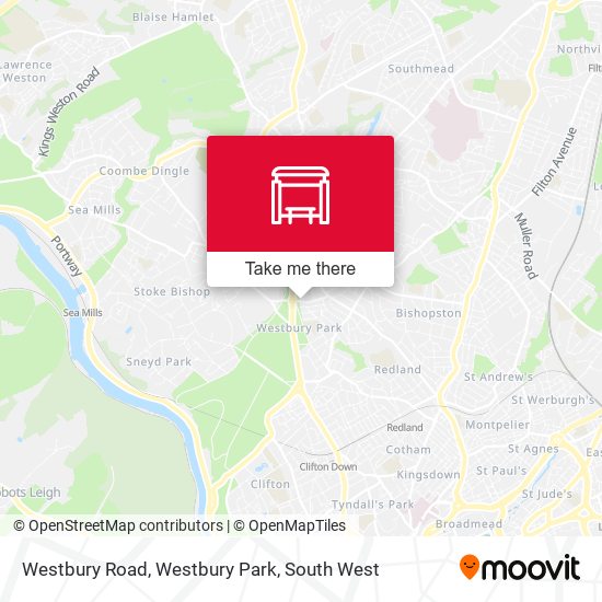 Westbury Road, Westbury Park map