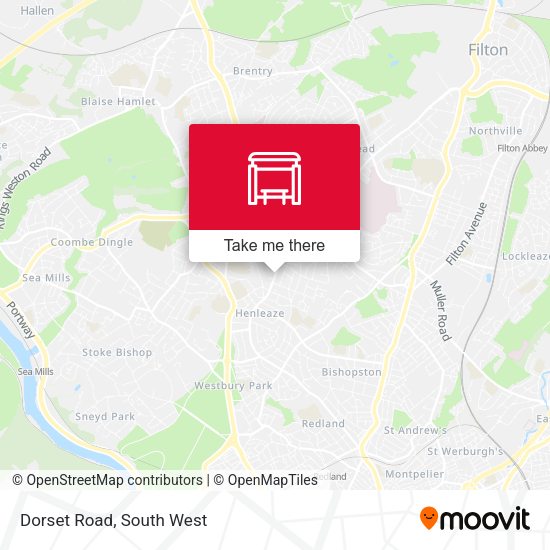 Dorset Road map