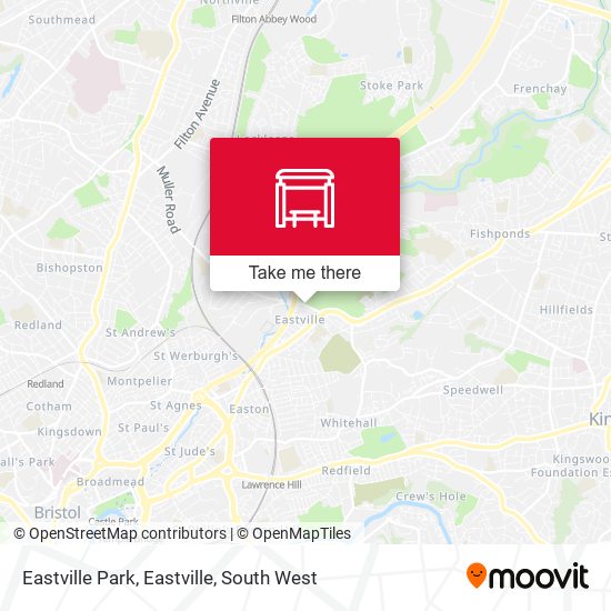 Eastville Park, Eastville map