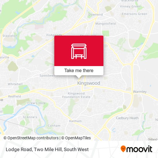 Lodge Road, Two Mile Hill map