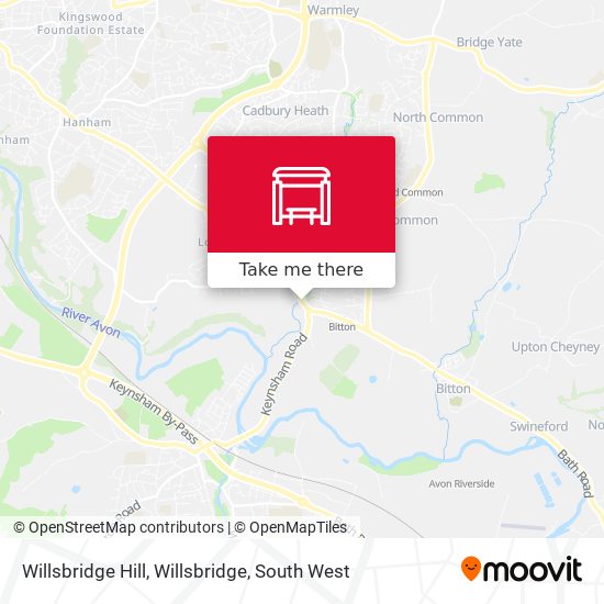 Willsbridge Hill, Willsbridge map
