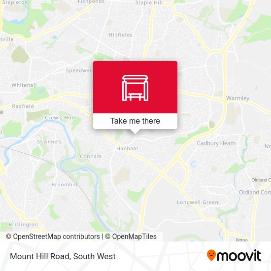 Mount Hill Road map