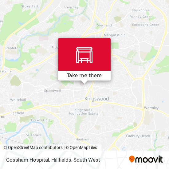 Cossham Hospital, Hillfields map