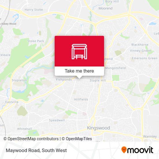 Maywood Road map