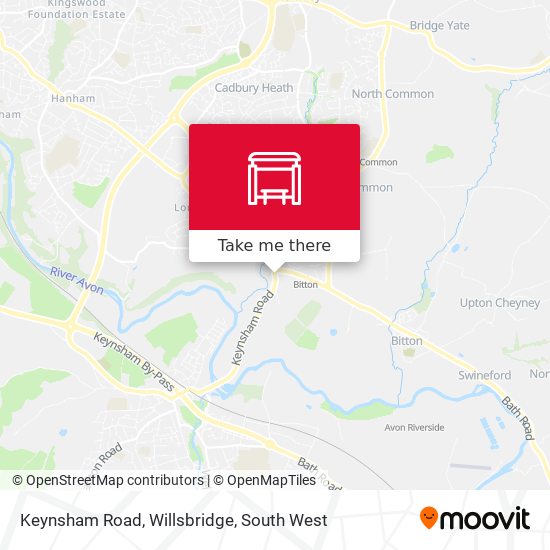 Keynsham Road, Willsbridge map