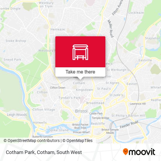 Cotham Park, Cotham map