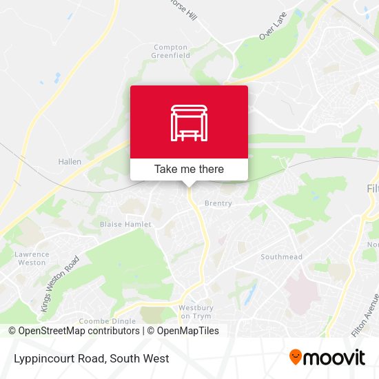 Lyppincourt Road map