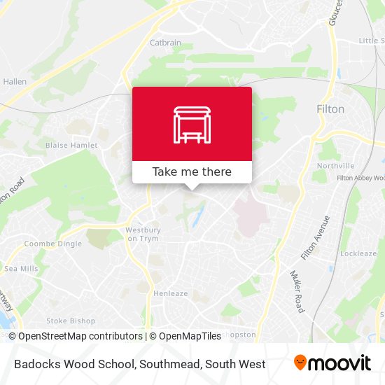 Badocks Wood School, Southmead map