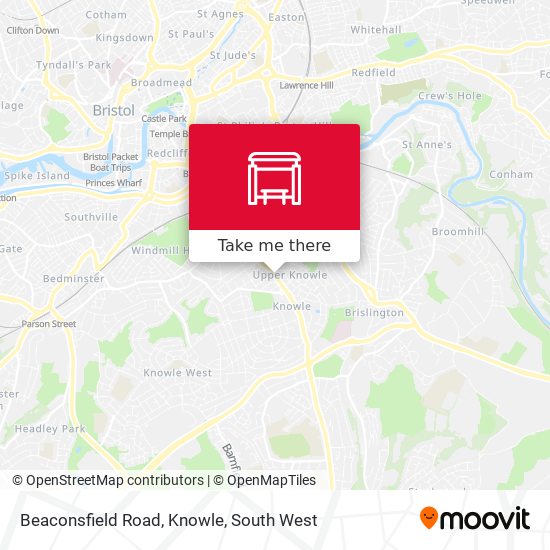 Beaconsfield Road, Knowle map