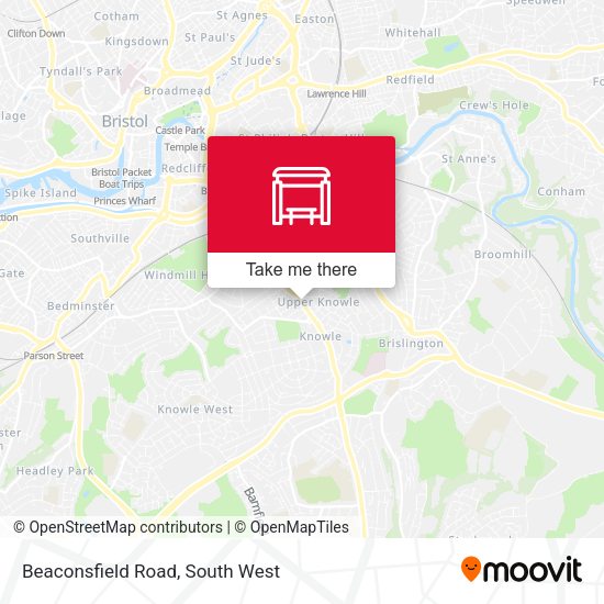 Beaconsfield Road map
