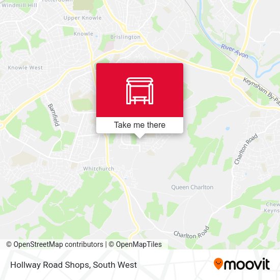 Hollway Road Shops map