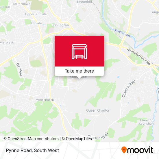 Pynne Road map