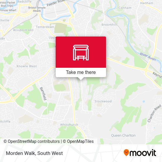 Morden Walk map