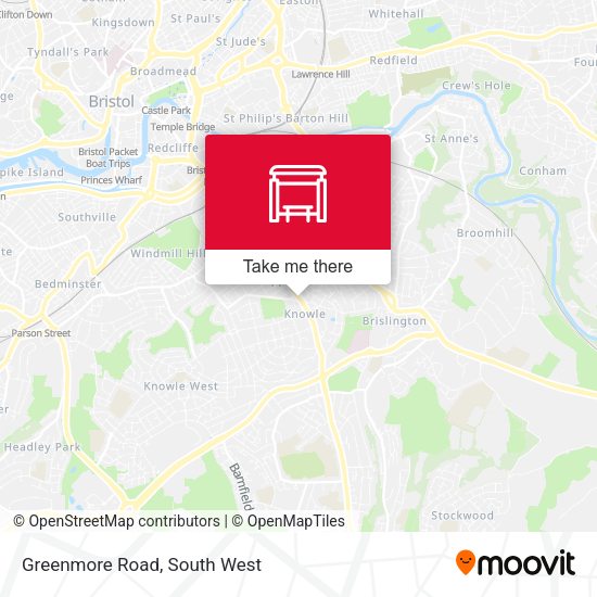 Greenmore Road, Knowle map