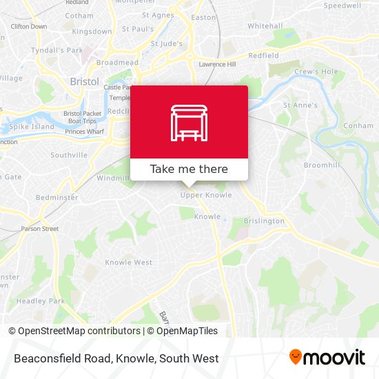 Beaconsfield Road, Knowle map