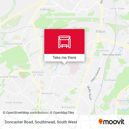 Doncaster Road, Southmead map
