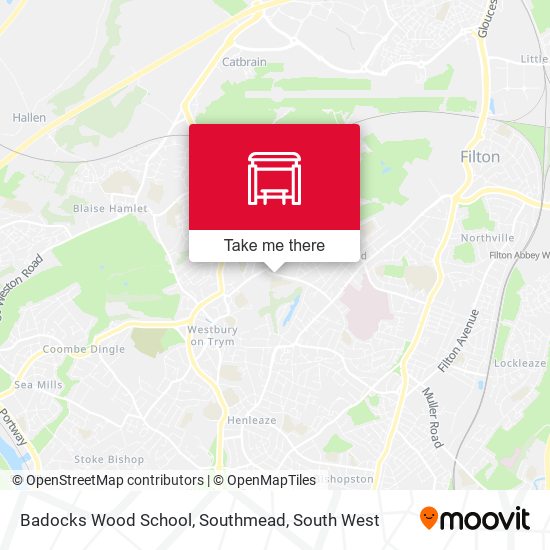 Badocks Wood School, Southmead map