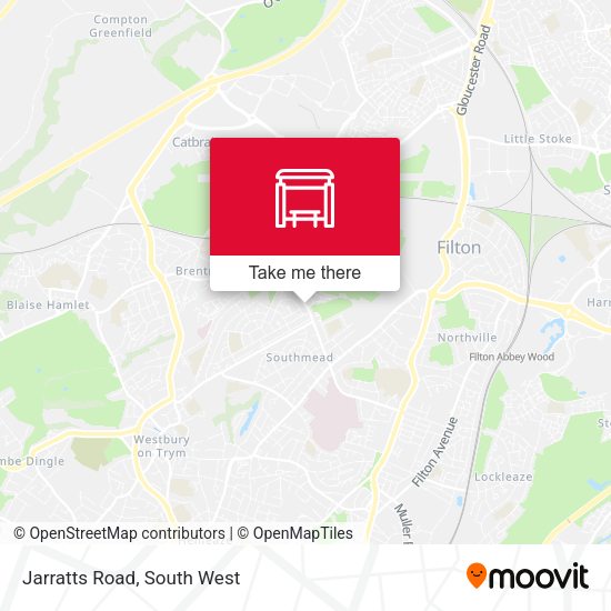 Jarratts Road map