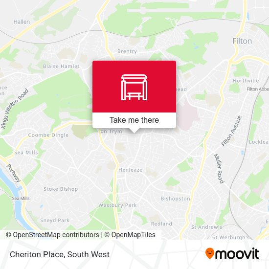 Cheriton Place map