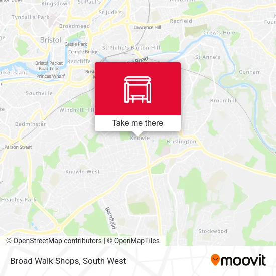 Broad Walk Shops map