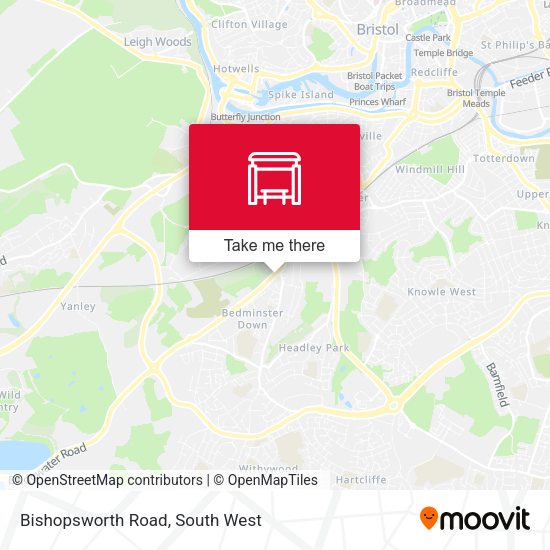 Bishopsworth Road map