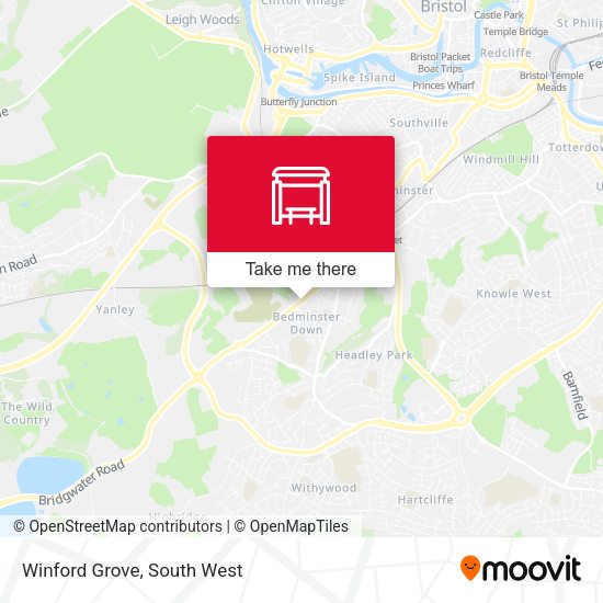 Winford Grove map