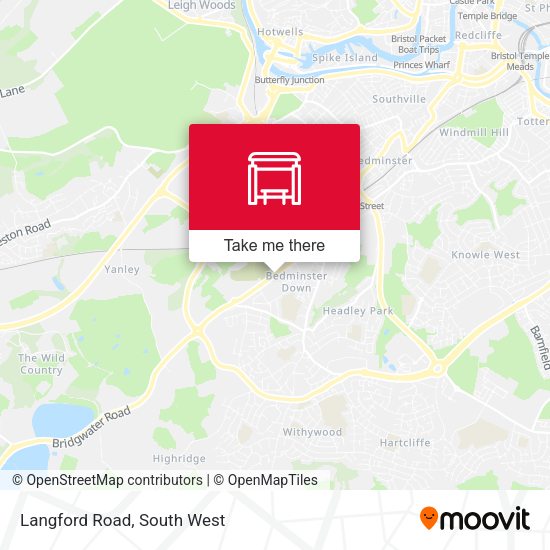 Langford Road map