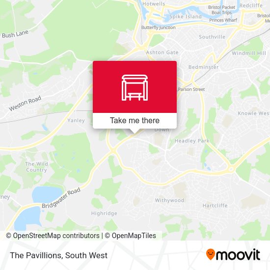 The Pavillions map