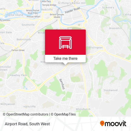 Airport Road map