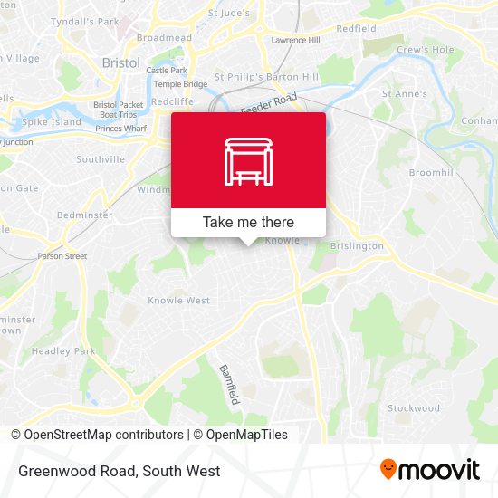 Greenwood Road map