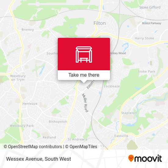 Wessex Avenue map