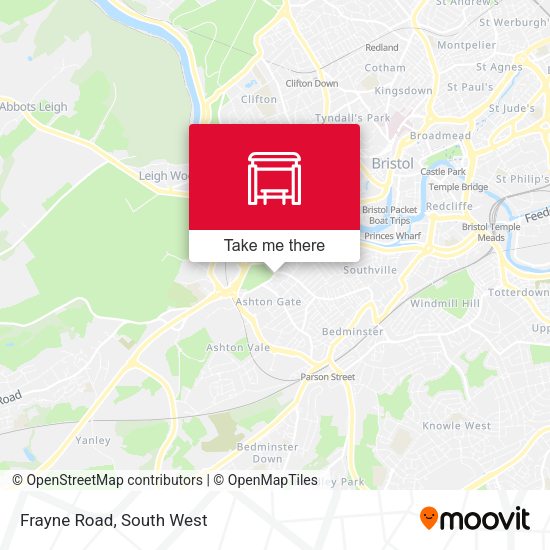 Frayne Road map