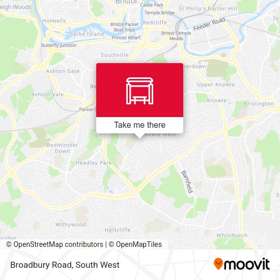 Broadbury Road map