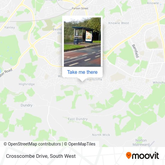 Crosscombe Drive map