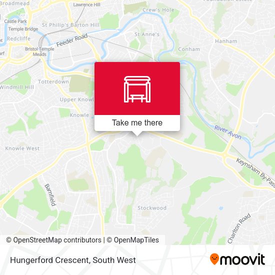 Hungerford Crescent map
