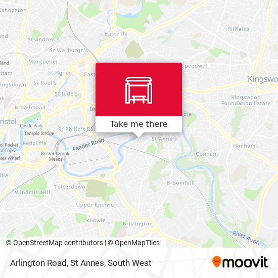 Arlington Road, St Annes map