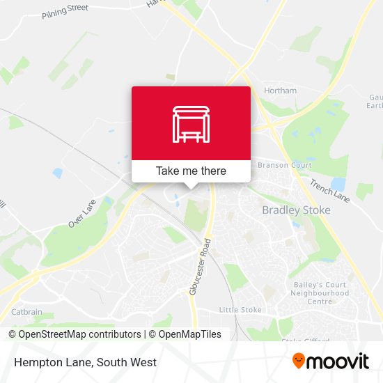 Hempton Lane map