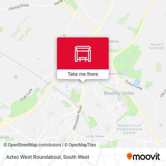 Aztec West Roundabout map
