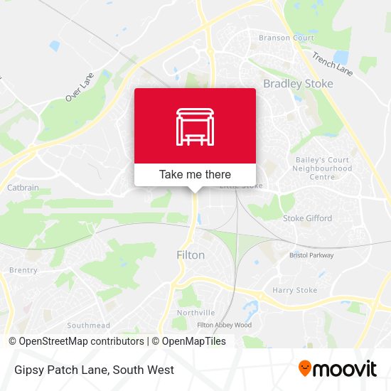 Gipsy Patch Lane map