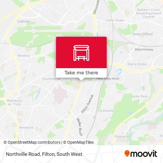 Northville Road, Filton map