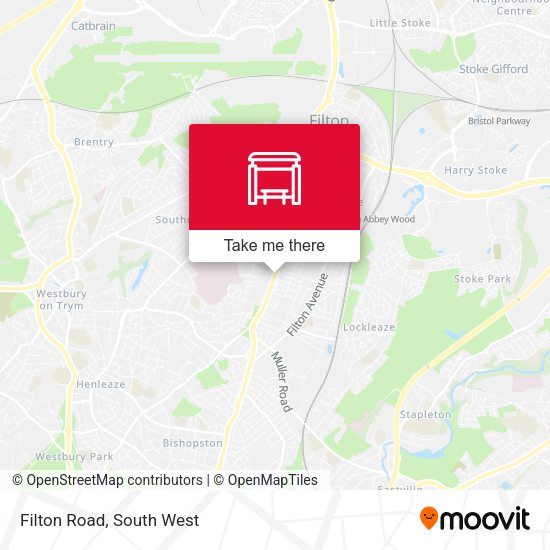 Filton Road map