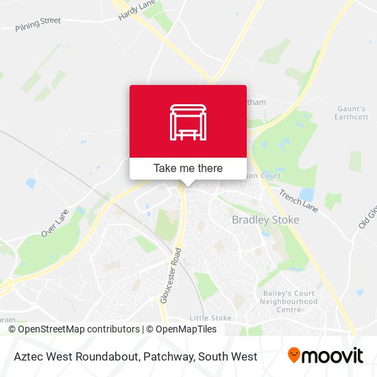 Aztec West Roundabout, Patchway map