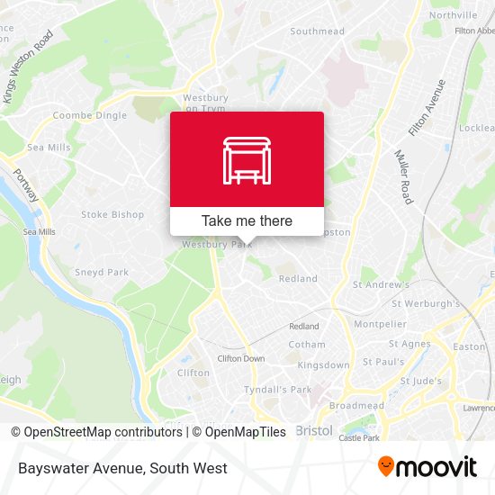 Bayswater Avenue map