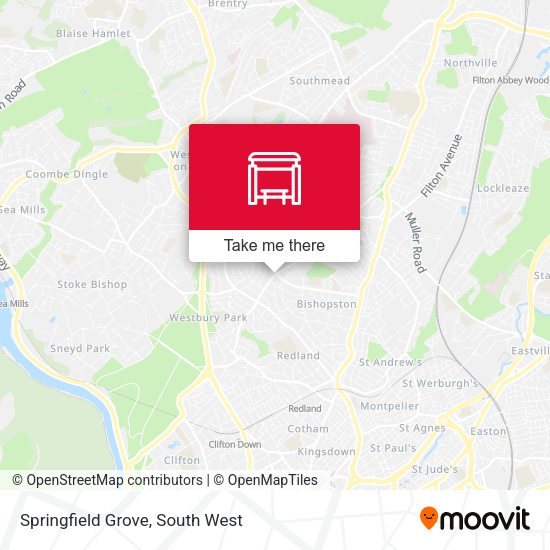 Springfield Grove map
