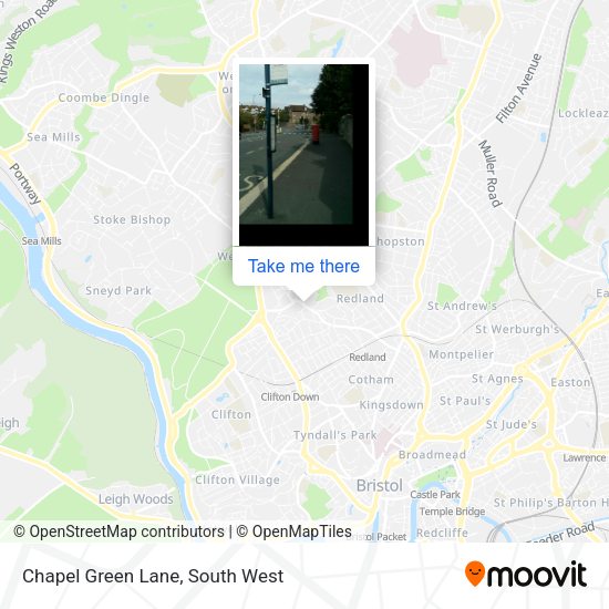 Chapel Green Lane map