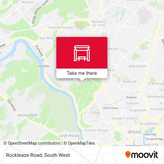 Rockleaze Road map